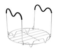 Grille Vapeur pour Marmite et Cocotte Support Pliant Rond 19,5 cm avec | Accessoire de Cuisson Vapeur de Cuisine Pour autocuiseurs électriques, marmites, poêles, cuisine et restaurant
