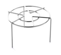 Grille Vapeur Support de Cuisson à la Vapeur Rond en Acier Inoxydable, adapté l'autocuiseur, Multi-usages, Grand Dessous Plat et, 1 pièce