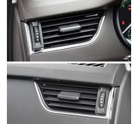 Grille Ventilation Avant Compatible Avec Skoda Pour Octavia 2014 2015 2016 2017 2018 2019, Palettes De Clip De Sortie De Ventilation De Climatisation(Middle Right)