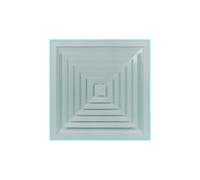 Grille ventilation blanc aluminium 445 x 445mm 36.2mm 432845