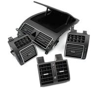 Grille Ventilation Climatisation pour Console Centrale Avant Gauche Droite pour VW pour Caddy pour T&Ouran 2004-2016 1TD819203A 1TD819728C Ventilation Climatisare(Set)