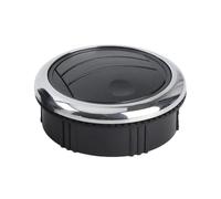 Grille Ventilation Climatisation Voiture Évent universel de sortie d'air rotatif pour tableau de bord de voiture 80mm déflecteur de climatisation Type de bouton pour camping-car et caravane