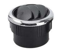 Grille Ventilation Déflecteur de ventilation voiture, Type bouton universel 80MM, déflecteur climatisation tableau bord pour camping-car caravane camion Air Climatiseur Sortie(80MM 70MM)