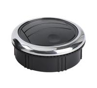 Grille Ventilation Déflecteur de ventilation voiture, Type bouton universel 80MM, déflecteur climatisation tableau bord pour camping-car caravane camion Air Climatiseur Sortie(80MM)