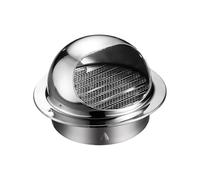 Grille Ventilation, Grille AéRation Purificateur D'Air, Bouche Vmc, Grilles AéRation ExtéRieur Acier Inoxydable, Ronde Grilles De Ventilation SphéRiques, 160mm(Acier inoxydable,170mm(6.7in))