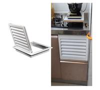 Grille Ventilation Grille De Filtre À Air De Retour En Aluminium/couvercle D'aération Pour Hotte De Cuisinière Ventilée, Panneau De Ventilation À Trou D'inspection Carré(2 Pack,50 x 50 cm (20 x 20 in)