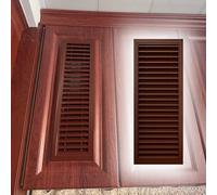 grille ventilation Grille De Ventilation, Couvercle De Ventilation De Retour D'air À Persiennes Décoratif Pour Des Greniers, Porte D'accès À La Plomberie(A,20x90cm/8x36in)