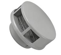 Grille Ventilation Hotte, pour Sèche-Linge avec Moustiquaire Anti-Insectes, Grille d'évacuation d'air, Grille Aeration Couverture de la Hotte d'aspiration Extérieure(Gris,120mm/4.7inch)