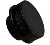 Grille Ventilation Hotte, pour Sèche-Linge avec Moustiquaire Anti-Insectes, Grille d'évacuation d'air, Grille Aeration Couverture de la Hotte d'aspiration Extérieure(Noir,70mm/2.8inch)