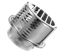 Grille Ventilation Inox pour Hotte/Sèche-Linge - avec Filet AntiSinsectes, grille aeration exterieur, hotte d'échappement, bouche d'aération Sortie d’air 100/150/180mm(100mm/3.9inch)