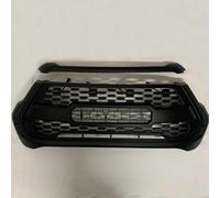 Grille ventilation Modifiée Pour Toyota Pour Hilux Pour Revo 2021 2022 Masque Pare-chocs Avant Grilles Course Maille Grille Supérieure Radiateur Voiture Antibrouillard Grille(Hood Grill No Light)