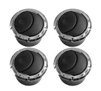Grille Ventilation Pour Renault Pour Duster Pour Logan Pour Sandero MK1 MK2 8200464605 8200212480 Grille D'aération De Climatisation(Silver 4 PCS)