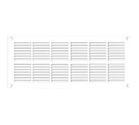 AUTOGYRE - Grille ventilation rectangle extra-plate L : 254 x 110 mm - bBanc