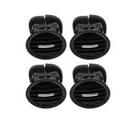 Grille Ventilation Tableau Bord Intérieur 2201099 13417363 Pour Opel Pour Corsa D Pour Adam MK3 Pour Vauxhall Voiture 1/2/4 Pièces Bouche Air Tableau Bord Voiture(Chrome 4PCS)