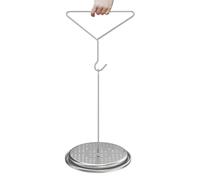 Grille verticale à dinde - Support de rôtissage en acier inoxydable, kit de support de friture | Solution de gril pratique multifonction adaptée pour rôtir, la dinde, accessoires pour la