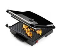 DOMO Grill électrique multifonction DO9245G – voyant lumineux, rabattable, revêtement anti-adhésif