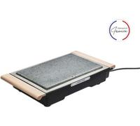 Lagrange Plancha électrique Grill' Pierre Classic bois clair à poser 37x23 cm