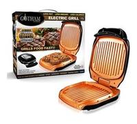 Grille viande Linvingstone Appareil électrique et antiadhérent 900 W Noir et Orange Noir et Orange G