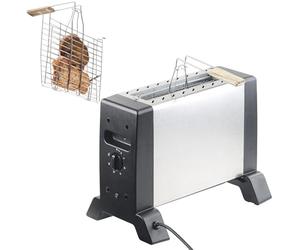 Grille-viande vertical électrique 1000 W avec minuteur [Rosenstein & Söhne]