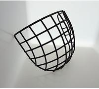 grille visière de protection amovible pour casque de boxe free street fight jkd mma (grille métallique)