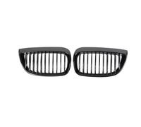 Grille Voiture Calandre Pour BMW Série 1 E81 E82 E88 E87 2004-2011 Grille Calandre Noire Brillante À Double Lamelles Pour Pare-chocs Avant Kindey Style M Calandre Avant Voiture(Single Gloss Black)