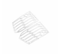 Grille Voiture Pour A6 2019 2020 2021 2022 Calandre Avant Voiture Pare-chocs Antibrouillard Calandre Cadre Couverture Lunette Autocollant 2 Pièces