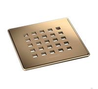 Grille wedi d’écoulement carrée 5.1 pour écoulement en un point or rose métallique 676800133