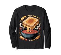 Grilled Cheese and Tomato Soup Comfort Food Manche Longue