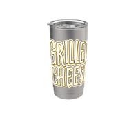 Grilled Cheese Fromage Diner Gobelet isotherme en acier inoxydable double paroi