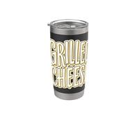 Grilled Cheese Fromage Diner Gobelet isotherme en acier inoxydable double paroi