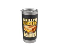 Grilled Cheese Sandwich King Gobelet isotherme en acier inoxydable double paroi