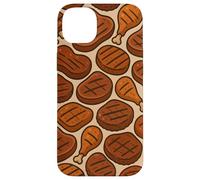 Grilled Meat Feast BBQ Cookout Foodie Humor Art Coque pour iPhone 14 Plus