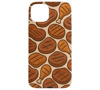 Grilled Meat Feast BBQ Cookout Foodie Humor Art Coque pour iPhone 15 Plus