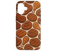 Grilled Meat Feast BBQ Cookout Foodie Humor Art Coque pour iPhone 16
