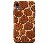 Grilled Meat Feast BBQ Cookout Foodie Humor Art Coque pour iPhone XR