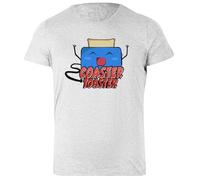 GrillePain SousVerre T-Shirt Femme Basic Coton Gris Basic Cotton Grey Women's T-Shirt