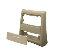 Grilles Aération Console Centrale Grille ventilation intérieure arrière climatisation cadre extérieur couvercle cendrier garniture pour BMW Série 3 E90 E91 2005-2012(Beige Model D)