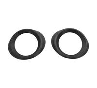 Grilles Antibrouillard Compatible Avec Fiat Pour Abarth 500 Série 3 Modèles 596 2008-2016 Pare-chocs Avant Antibrouillard Anneau Couvercle Lampe Grille Surround Garniture Cadre