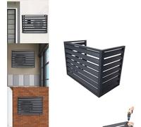 Grilles antibruit pour climatiseur/Pompe à Chaleur en Alliage d'aluminium, Support à Fleurs Detive, Accessoires pour système Clete 2-3P