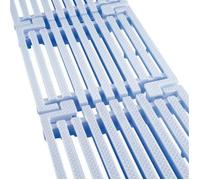 Grilles - ASTRALPOOL - Fluidra 05582 - PP stabilisé UV - Blanc - Hauteur 24 mm