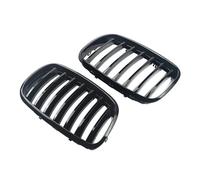 Grilles Avant 1 Paire Calandres Avant Capot Voiture Pour X5 Pour X6 E70 E71 2007-2013 Noir Brillant Calandre
