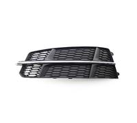 Grilles avant 1 Pièces Noir Chrome Voiture Pare-chocs Avant Calandre Inférieure Pour Pour A6 C7 2014-2018 4G0807681AN/4G0807682AN(1Pcs Left)
