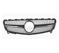 Grilles Avant À Double Lamelles Grille Calandre Avant En Maille Pour Mercedes Pour Benz W176 A35 A180 A200 A250 A260 2013-2018 Centrale Réglage Calandres Sport(Black6)