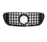 Grilles Avant À Double Lamelles Grille Pare-chocs Avant En Maille Pour Mercedes Pour Benz Classe X X470 2018-2020, Style GT Noir/argenté/noir Mat(GT Matte Black)