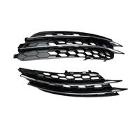 Grilles Avant À Double Lamelles Pour A6 C7 Berline Bunper Modèle 2012-2015 2 Pièces ABS Feu Antibrouillard Grille Couverture 4G0807681 4G0807682 Calandres Sport(Chrome Line)