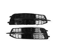 Grilles Avant À Double Lamelles Pour A6 C7 S6 2 Pièces Grille Inférieure Pare-chocs Avant Voiture Noire 4G0807681D 4G0807682D Calandres Sport