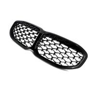 Grilles Avant À Double Lamelles Pour BMW Série 1 F40 2019 2020 2021 2022 116i 118d 120d 128ti M135i Grill Mesh Diamond Style Pare-chocs Avant Calandre