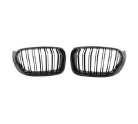 Grilles Avant À Double Lamelles Pour BMW X3 F25 Facelift/X4 F26 2014 2015 2016 2017 Calandre Avant Diamond Grill Noir/Chrome(Noir brillant)