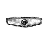 Grilles Avant À Double Lamelles Pour Cadillac ATS 2013 2014 Berline 4 Portes Noir Style Nid D'abeille Pare-chocs Supérieur Capot Grille Kit Carrosserie Grilles Course Avant Calandres Sport
