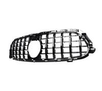Grilles Avant À Double Lamelles Pour Mercedes Pour Benz W213 S213 A238 C238 2017-2019 Grille Diamants Calandre Pare-chocs Avant Voiture Noir Argent Calandres Sport(GT Black20-22)